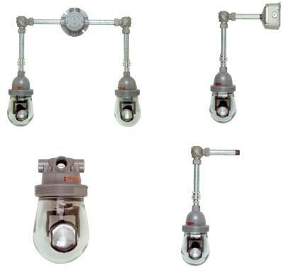 Dust-Proof Lighting Fixtures, Double Wall, 6VDC